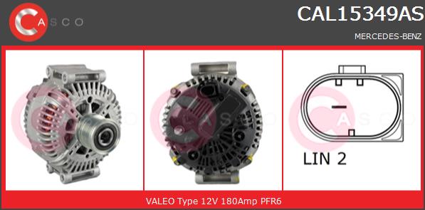 Alternator CASCO CAL15349AS