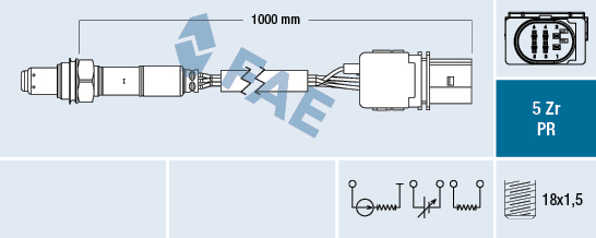Sonda lambda FAE 75045