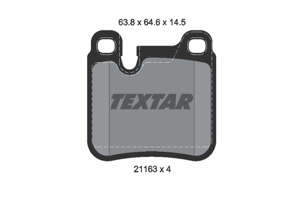 Klocki hamulcowe TEXTAR 2116301