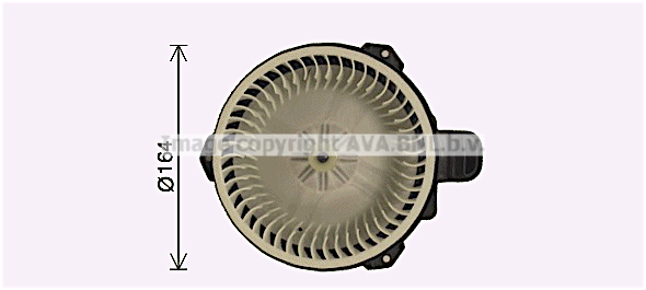 Silnik elektryczny dmuchawy AVA QUALITY COOLING TO8751