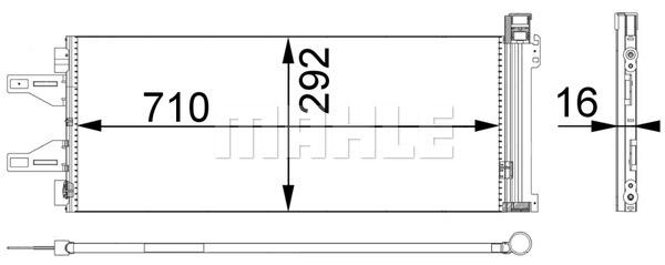 Skraplacz klimatyzacji MAHLE AC 368 000P