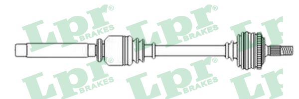 Półoś napędowa LPR DS52589