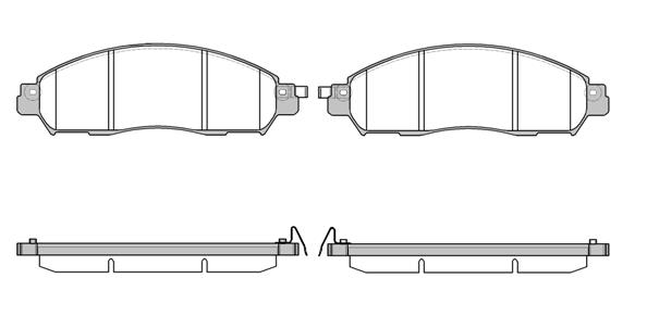 Klocki hamulcowe REMSA 1612.04
