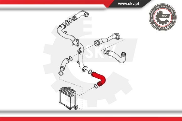 Przewód powietrza doładowującego ESEN SKV 24SKV161