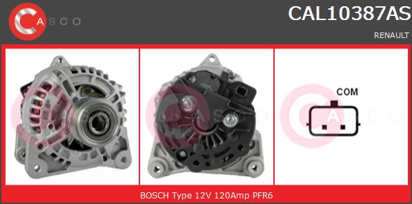 Alternator CASCO CAL10387AS