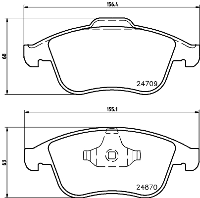 Klocki hamulcowe HELLA 8DB 355 014-801