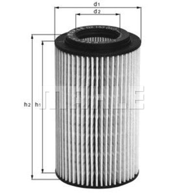 Filtr oleju KNECHT OX 153D2