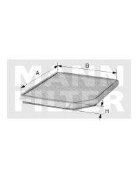 Filtr kabinowy MANN-FILTER FP 26 023/1