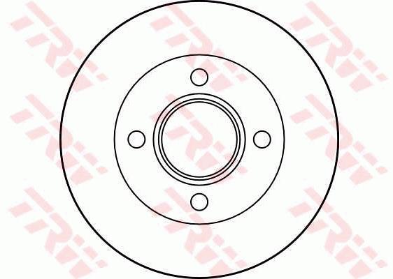 Tarcza hamulcowa TRW DF2753