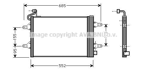 Skraplacz klimatyzacji AVA QUALITY COOLING SAA5007D