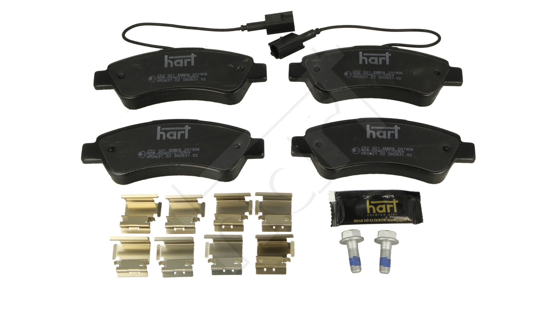 Klocki hamulcowe HART 252 921