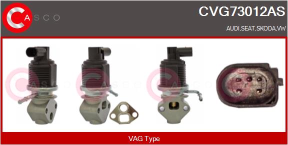 Zawór EGR CASCO CVG73012AS