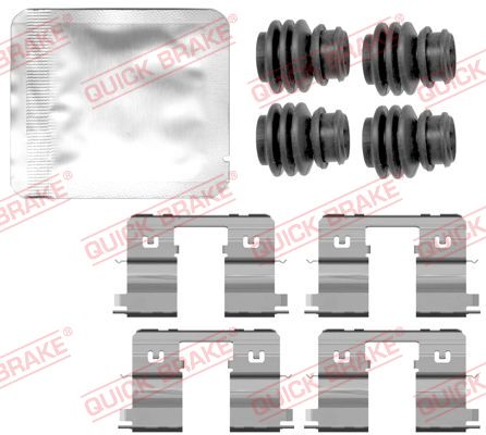 Zestaw akcesoriów montażowych  klocków hamulcowych QUICK BRAKE 109-0144