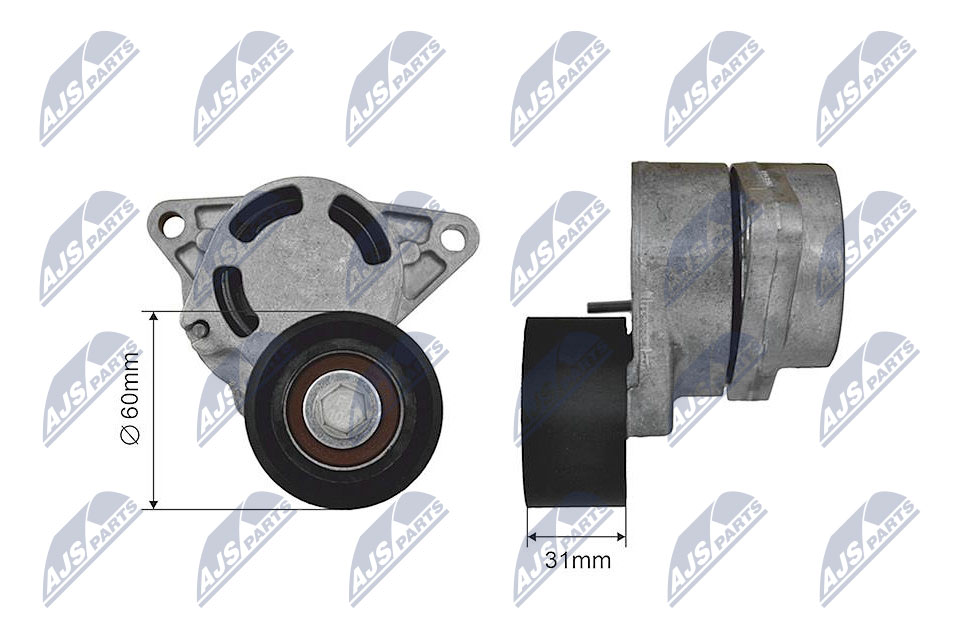 Rolka napinacza paska osprzętu NTY RNK-NS-035