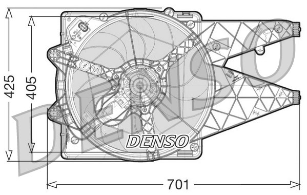 Wentylator DENSO DER09101