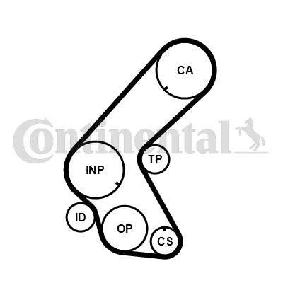 Pasek rozrządu CONTINENTAL CTAM CT1178
