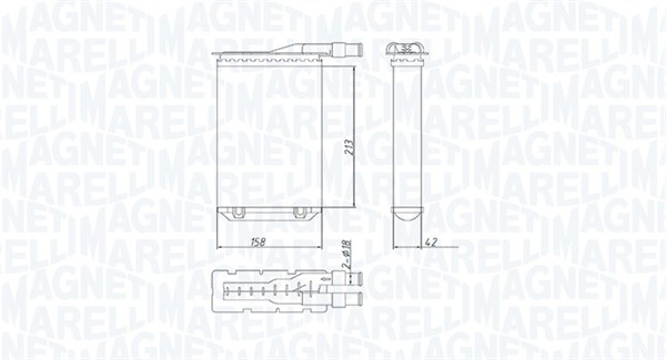 Nagrzewnica MAGNETI MARELLI 350218489000