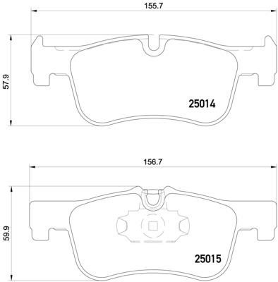 Klocki hamulcowe BREMBO P 06 078X