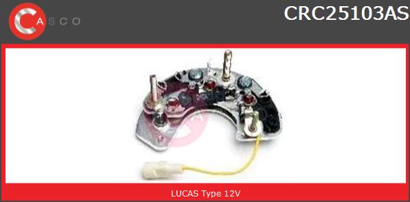 Mostek prostowniczy alternatora CASCO CRC25103AS