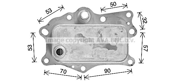 Chłodnica oleju silnikowego AVA QUALITY COOLING CR3143