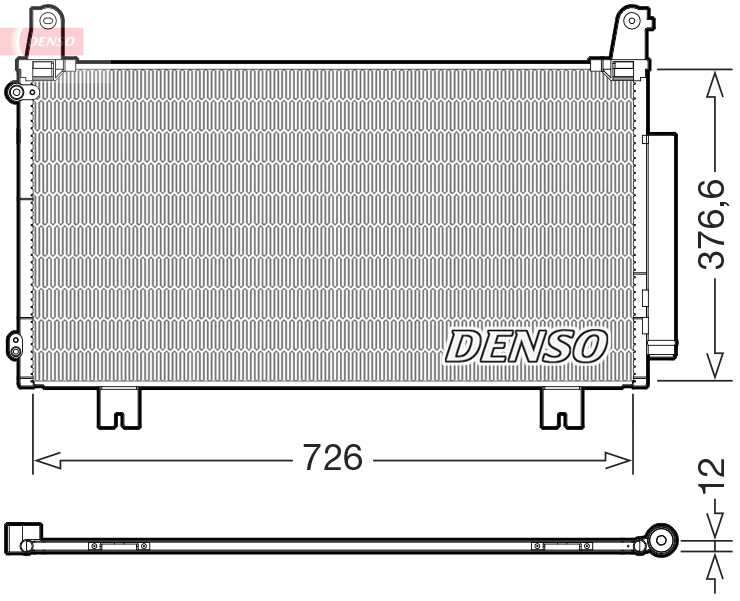 Skraplacz, klimatyzacja DENSO DCN40034