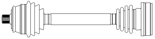 Półoś napędowa METELLI 17-1064