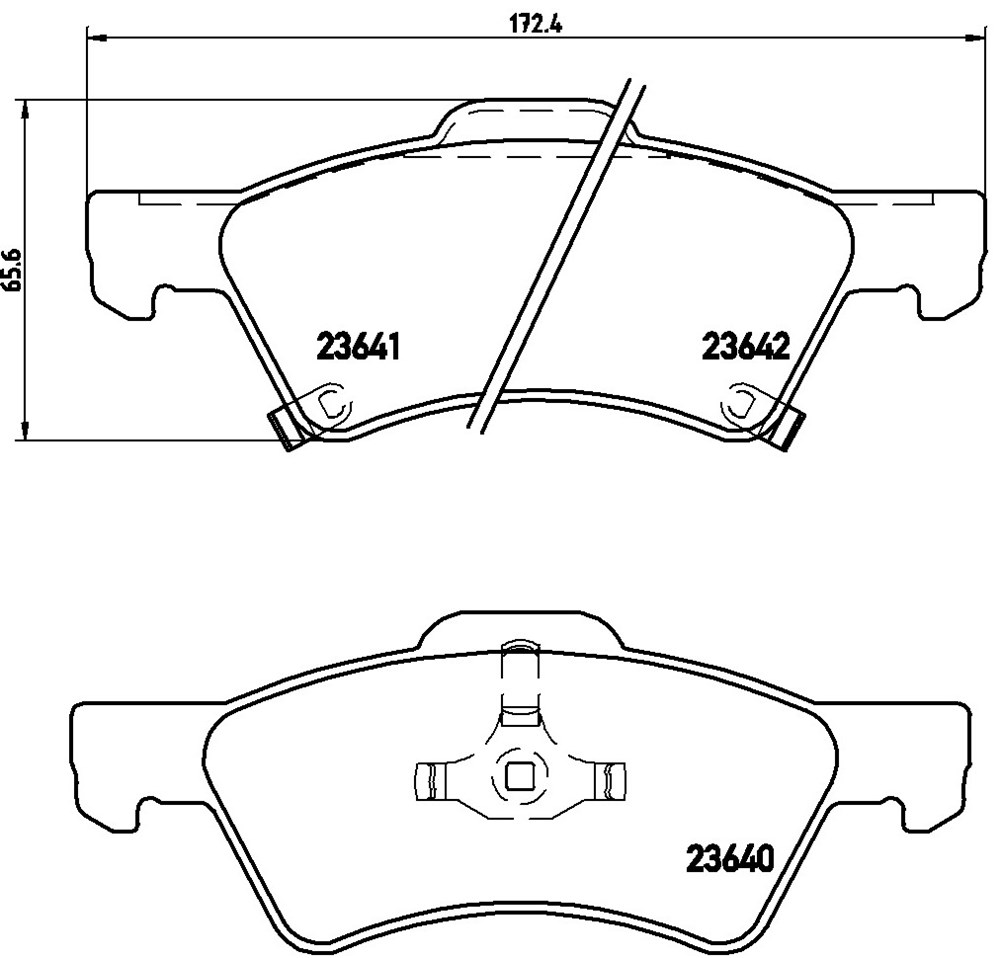 Klocki hamulcowe BREMBO P 11 015