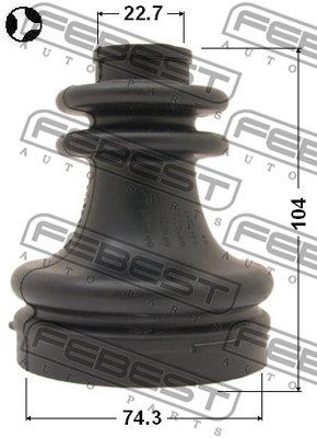 Osłona przegubu FEBEST 0415-DARH