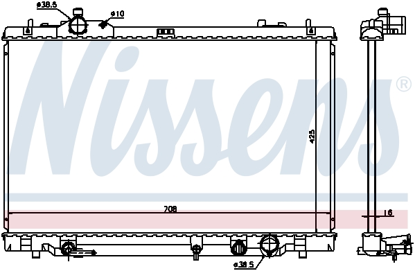 Chłodnica NISSENS 646819