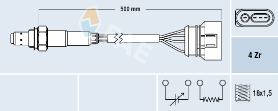 Sonda lambda FAE 77779