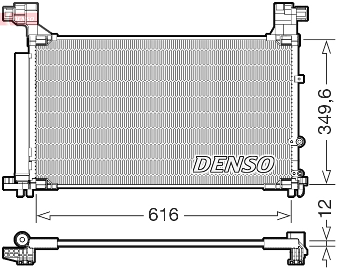 Skraplacz, klimatyzacja DENSO DCN50132