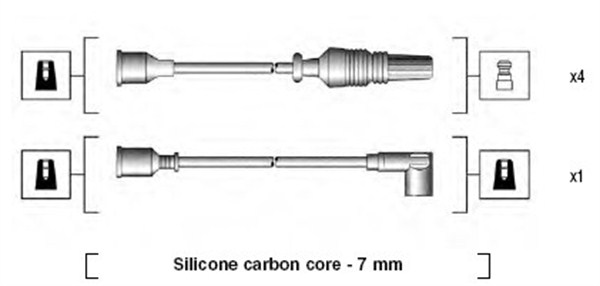 Przewody zapłonowe MAGNETI MARELLI 941135020696