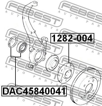 Łożysko koła FEBEST DAC45840041