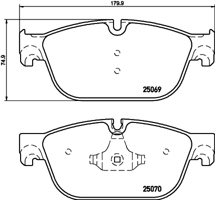 Klocki hamulcowe HELLA 8DB 355 021-141