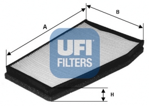 Filtr kabinowy UFI 53.133.00