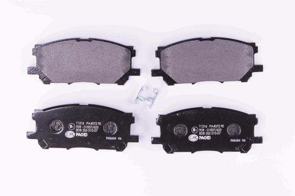 Klocki hamulcowe HELLA 8DB 355 010-071