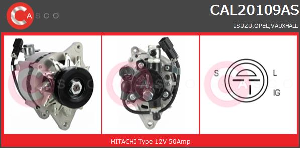 Alternator CASCO CAL20109AS