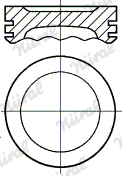 Tłok NÜRAL 87-427100-00