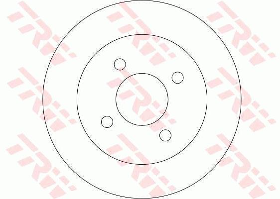 Tarcza hamulcowa TRW DF4254