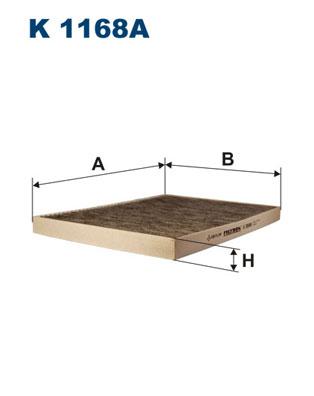 Filtr kabinowy FILTRON K 1168A