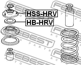 Poduszka amortyzatora FEBEST HSS-HRV