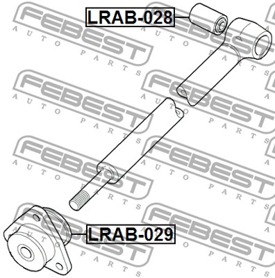 Tuleja wahacza FEBEST LRAB-029