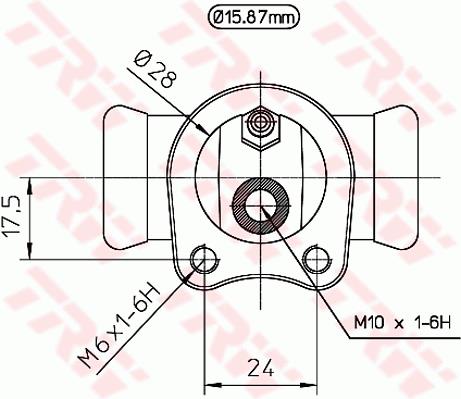 Cylinderek TRW BWB116