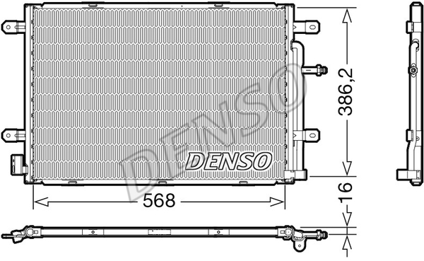 Skraplacz klimatyzacji DENSO DCN02039