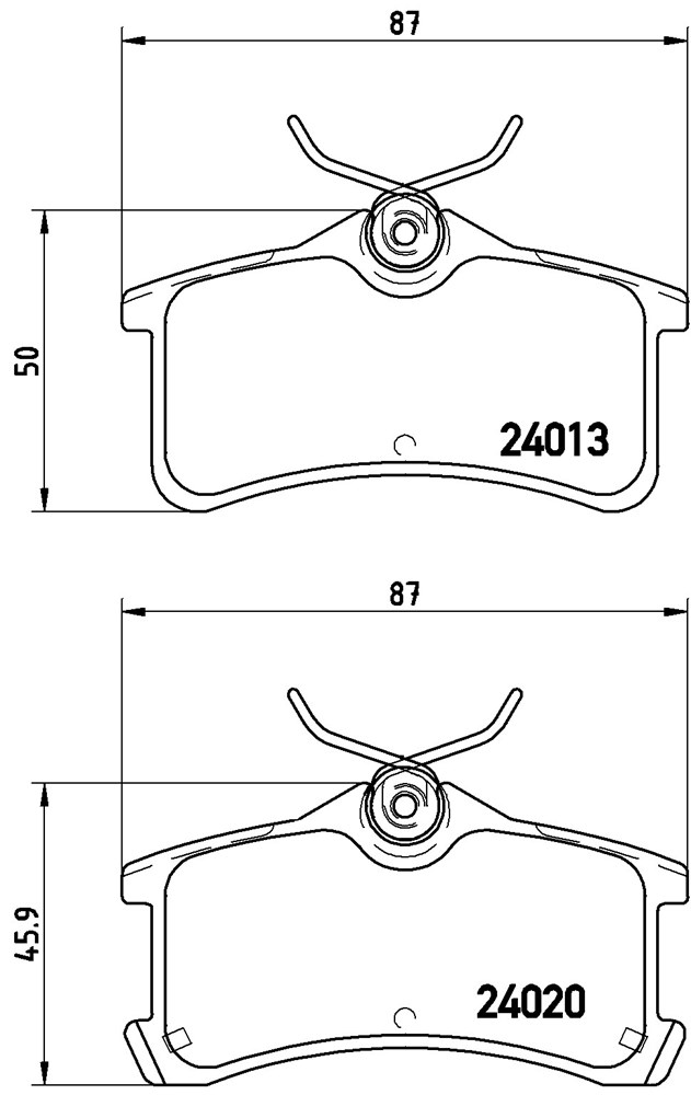 Klocki hamulcowe BREMBO P 83 084