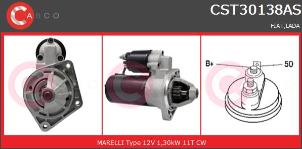 Rozrusznik CASCO CST30138AS