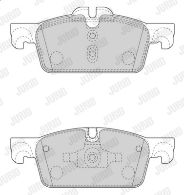 Klocki hamulcowe JURID 573647J