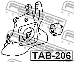 Tuleja wahacza FEBEST TAB-206