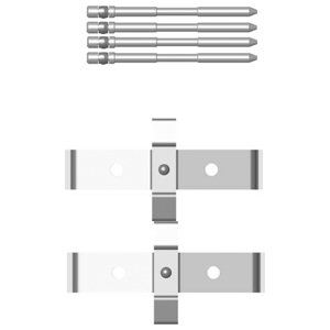 Zestaw akcesoriów montażowych  klocków hamulcowych DELPHI LX0469