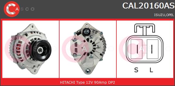 Alternator CASCO CAL20160AS
